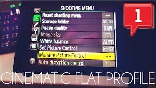 How To get a Cinematic Flat Profile for DSLR Camera