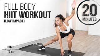 20 Min Full Body HIIT Workout (Low Impact + No Equipment )