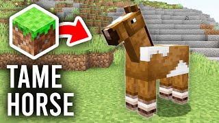 How To Tame Horse In Minecraft - Full Guide