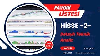 Favori Hisse Senedi Listem -Hisse 2- : Teknik Analizi | Borsa İstanbul Yorumu | Önemli Notlar