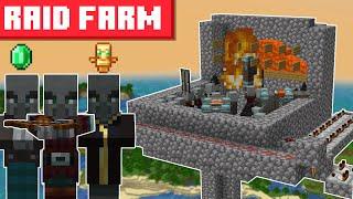 Minecraft Raid Farm 1.20.4 - SIMPLE DESIGN