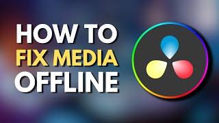 How To Fix Media Offline in Davinci Resolve 18 | solve "Media Offline" error | Tutorial