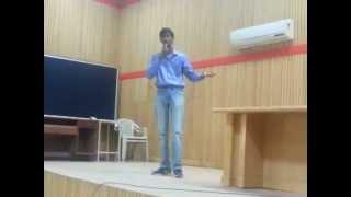 "Crossfire" A talk on "Entrepreneurship, writing and life" : Shubham Choudhary