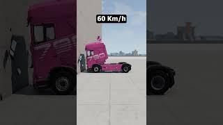 SCANIA Truck Crash Test - BeamNG.Drive #shorts