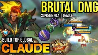 CLAUDE BEST BUILD 2023 | TOP GLOBAL CLAUDE GAMEPLAY | MOBILE LEGENDS