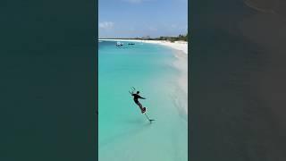 Kitefoiling in paradise