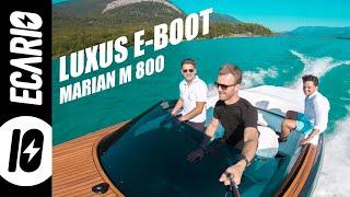 Wir FAHREN den 350.000 € Tesla fürs Wasser  EXKLUSIVES E-Boot MARIAN M 800 am Wolfgangsee