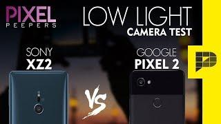 Sony XZ2 VS Pixel 2 - Low light camera