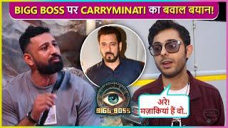 Carryminati's EPIC Reaction On His Entry In Bigg Boss, ROASTING Salman Khan & More