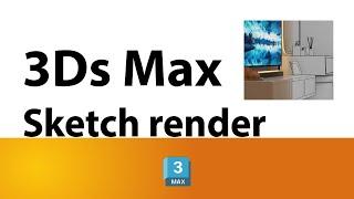 vRayToon Atmosphere Effect - 3Ds Max | 3Ds Max Sketch Render رندر على شكل خطوط في الماكس