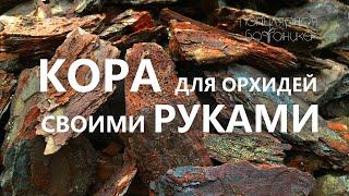 Кора для орхидей своими руками.  Три способа обработки.