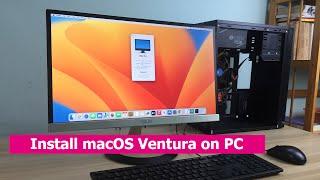 Как установить macOS 13 на ПК/ноутбук