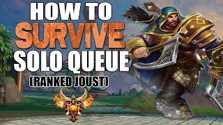 How To Survive Solo Queue (Ranked Joust) - Smite