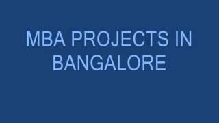 MBA Projects in Bangalore@ 9741007587,Smart Academy