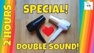 Hair Dryer Relax Sound White Noise Asmr | 2 Hair Dryers!