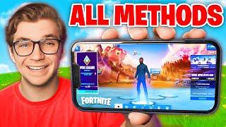 All Methods to Play Fortnite Mobile in 2022 on iOS & Android!  