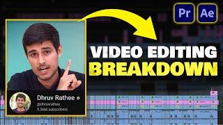 How to edit Videos like Dhruv Rathee Full Video Editing Breakdown | EZEdit