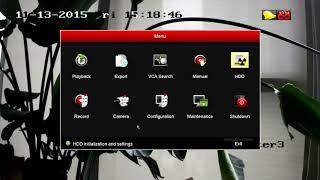 How to configure Hikvision HDD redundant recording