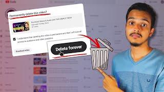 How To DELETE Your YouTube Videos!