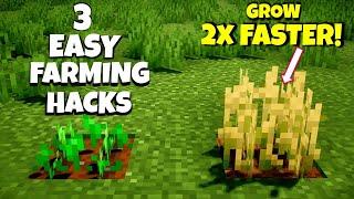 ️SPEED UP YOUR FARMING! BEST Farming Tricks for FASTER GROWTH | How to Farm FAST in Minecraft