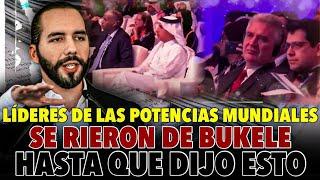 El día que Nayib Bukele les borro la sonrisa a las potencias mundiales