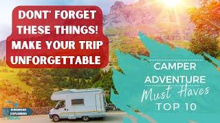 10 Must-Have Items for Your European Camper Adventure