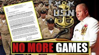 BAD Navy Chiefs GET BLASTED By Master Chief Petty Officer Of The Navy?!