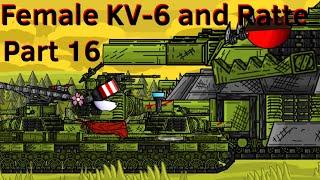 Female KV-6 and Ratte 16 - Cartoons About Tank