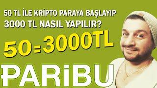 50 TL İLE KRİPTO PARAYA BAŞLAYIP 3000 TL NASIL YAPILIR? #paribu