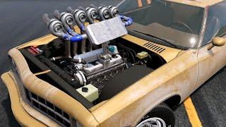 I Put 6 Turbos On This Car! BeamNG. Drive