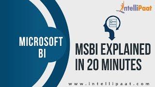 SSIS, SSAS & SSRS Tutorial | MSBI Tutorial | Microsoft BI Training | Intellipaat