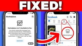 How To Fix Facebook Marketplace Not Showing (2024) | Get Marketplace On Facebook