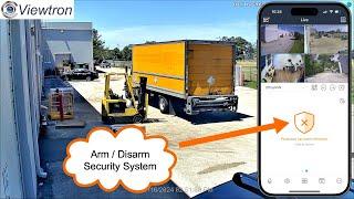 Security Camera System Master Arm / Disarm Switch from Mobile App