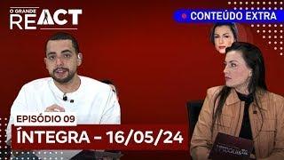 O Grande React: Lucas Selfie e Ju Nogueira reagem à primeira eliminação na Mansão