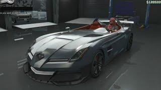 GTA 5 - Benefactor SM722 Customization (Mercedes SLR Stirling Moss)