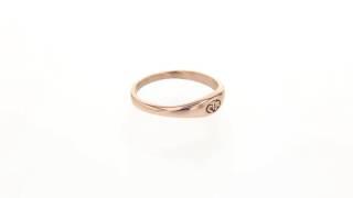 Rose Gold Micro Mini CTR Ring