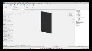 Rotate your viewpoint perpendicular to the object in Revit