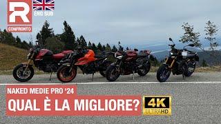 Premium mid-size nakeds - test - which is the best between Ducati KTM Triumph Yamaha