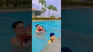diobok-obok airnya diobok-obok... #shortvideo #viral #berenang #anaklucu