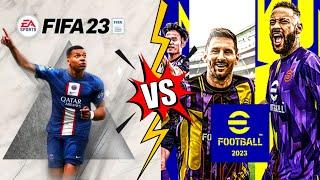 FIFA 2023 VS EFOOTBALL 2023 ?? PC LIVE | Comment Down the Best ?? | AXSIRP IS LIVE