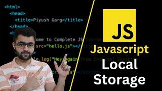 Local Storage in Javascript