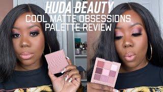 New! Huda Beauty Cool Matte Obsessions Eyeshadow Palette | Review | Allurebyash