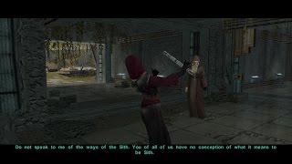 KOTOR II: The Sith Lords Restored Content - The council and Darth Traya