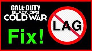 Black Ops: Cold War HOW TO FIX Internet Connection Lag, Stuttering, FPS Drops!