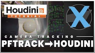 CAMERA SOLVING Using PFtrack to SideFX Houdini || Motion Tracking Tutorial