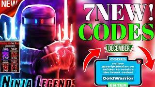 ️DECEMBER️ NINJA LEGENDS ROBLOX CODES 2024 - NINJA LEGENDS CODES 2024_CODES FOR NINJA LEGENDS 2024