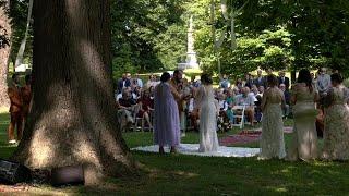 Love Eternal: A Beautiful Cemetery Wedding Celebration