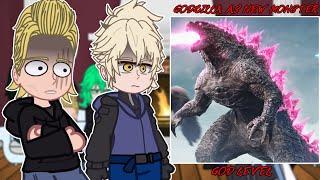 S-Class Hero's react to Godzilla As New Monster God Level | - GC