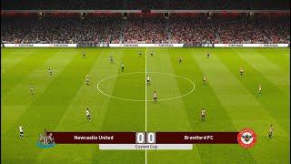 Newcastle United vs Brentford | EFL Cup | PES 2021 | PC Gameplay | 4K