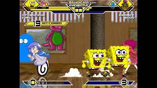 (M.U.G.E.N Battle) Spongebob and Princess Fine vs. Barney and Bloo